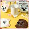 Punch Needle Coaster Kit for Beginners – 22-Piece DIY Set, 6 Puppy Head Patterns with Yarn, Adhesive Felt, Embroidery Hoop, Tools & Instructions